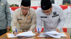 DPRD dan Pemkab Tanah Datar sepakati KUA PPAS Perubahan 2025, Kamis (14/8/2025). (Foto: Prokopim Tanah Datar)
