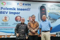 Diskusi 'Polemik Insentif BEV Impor' di Kantor Kemenperin, Jakarta, Senin (25/8). (Foto: Kemenperin)