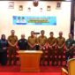 Wakil Wali Kota Payakumbuh Elzadaswarman dan jajaran saat verifikasi lanjutan di Aula Ngalau Indah lantai 3 kantor Wali Kota Payakumbuh, Senin (25/8/2025). (Foto: Pemko Payakumbuh)