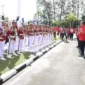 Wali Kota Pariaman, Yota Balad melepas 36 Pocil Polres Pariaman untuk mengikuti lomba Pocil tingkat Sumbar di halaman Balai Kota Pariaman, Jumat (29/8/2025). (Foto: Kominfo Pariaman)