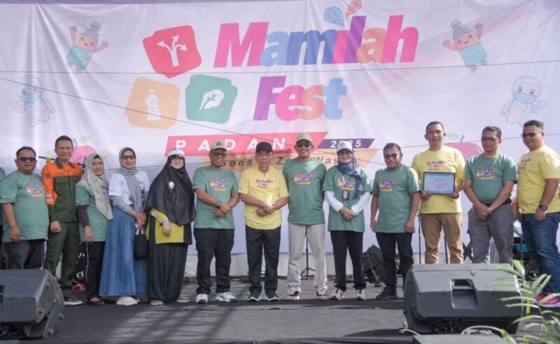 Wakil Wali Kota Padang Maigus Nasir menghadiri Mamilah Fest 2025 di Taman Museum Adityawarman, Sabtu (16/8/2025). (Foto: Prokopim Padang)