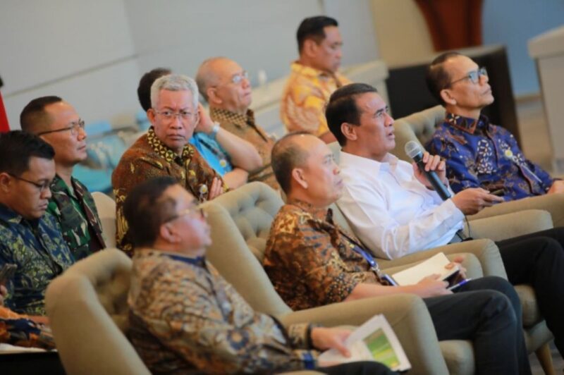 Menteri Pertanian Amran dalam Rakor Rehabilitasi Jaringan Irigasi Pertanian, Jumat (22/8/2025). (Foto: Kementan)