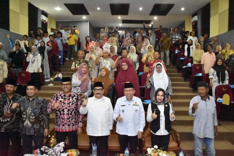 Wakil Wali Kota Padang, Maigus Nasir menghadiri kegiatan Implementasi P5HAM Sumbar di Asrama Haji Padang, Rabu (20/8/2025). (Foto: Prokopim Padang)