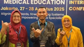 Wakil Wali Kota Padang Panjang, Allex Saputra menghadiri pembukaan The 2nd International Conference on Advancing PGME 2025 di Hotel Raffles, Jakarta, Rabu (27/8/2025). (Foto: Kominfo Padang Panjang)