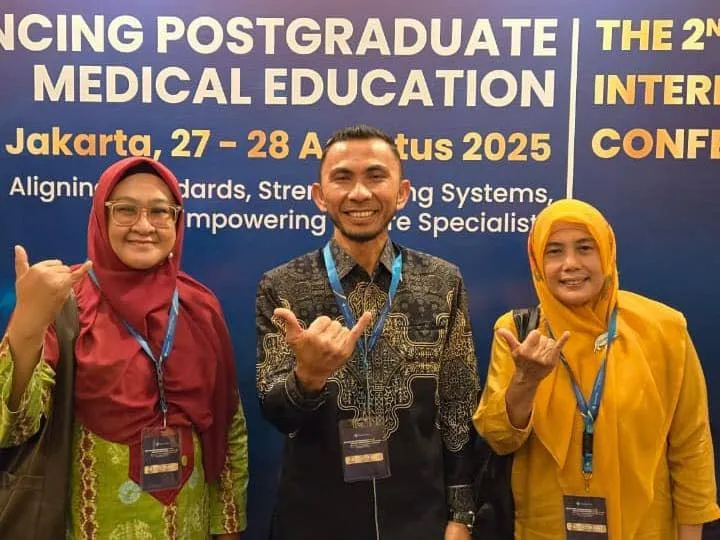 Wakil Wali Kota Padang Panjang, Allex Saputra menghadiri pembukaan The 2nd International Conference on Advancing PGME 2025 di Hotel Raffles, Jakarta, Rabu (27/8/2025). (Foto: Kominfo Padang Panjang)