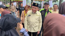 Wakil Wali Kota Padang, Maigus Nasir berkunjung ke Bumi Perkemahan Cibubur, Jakarta Timur, Senin (18/8/2025). (Foto: Diskominfo Padang)