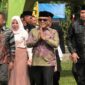Bupati Pasbar Yulianto menghadiri tasyakuran penerimaan warga baru PSHT Ranting Kinali, Kecamatan Kinali, Minggu (24/8/2025). (Foto: Diskominfo Pasbar)