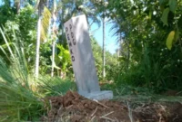 Pemko Padang melakukan pemasangan tanda patok di berbagai lokasi untuk mengamankan aset yang dimiliki. (Foto: Diskominfo Padang)