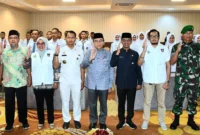 Wawako Padang, Maigus Nasir membuka kegiatan Pusdiklat Calon Paskibraka Padang Tahun 2025 di d’Dhave Hotel Padang, Jumat (1/8/2025). (Foto: Prokopim Padang)