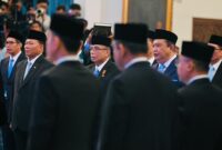 Pelantikan Duta Besar Luar Biasa dan Berkuasa Penuh (Dubes LBBP) Republik Indonesia di Istana Negara, Jakarta, Senin (25/8/2025). (Foto: BPMI Setpres)