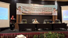 Pemko Padang menggelar Sosialisasi Perpres Nomor 46 Tahun 2025 tentang Pengadaan Barang dan Jasa Pemerintah, Kamis (21/8/2025). (Foto: Diskominfo Padang) 