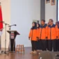 Wali Kota Padang Fadly Amran mengukuhkan Pengurus FKSB Padang Periode 2025–2030 di Gedung Bagindo Aziz Chan Youth Center, Selasa (19/8/2025).