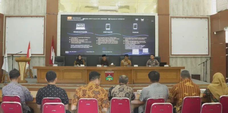 Sosialisasi pembentukan Pos Bantuan Hukum (Posbakum) tingkat kelurahan di Aula Balai Kota Bukittinggi, Kamis (28/8/2025). (Foto: Pemko Bukittinggi)