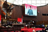 Presiden Prabowo Subianto memaparkan delapan agenda prioritas dalam RAPBN 2026. (Foto: BPMI Setpres)