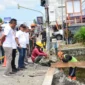 Bupati Padang Pariaman, John Kenedy Azis (JKA), meninjau progres rehabilitasi irigasi di Nagari Sicincin, Kecamatan 2x11 Enam Lingkung, Kamis (14/7/2025). (Foto: Kominfo Padang Pariaman)