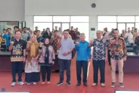 Rakor SP4N-LAPOR 2025 di Aula Bagindo Aziz Chan, Balai Kota Padang, Kamis (28/8/2025). (Foto: Diskominfo Padang)