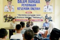 Disparbudpora Solsel menggelar workshop pembinaan komunitas dan sanggar seni di Aula Kantor Disparbudpora, Kamis (21/8/2025). (Foto: Humas Pemkab Solsel)