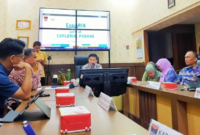 Ketua Panitia HJK Padang ke-356 Didi Aryadi saat rapat persiapan pameran Xporia. (Foto: Diskominfo Padang)