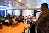 Ketua Bawaslu Pessel, Afriki Musmaidi saat menyampaikan sambutan. (Foto: Dok Sus)