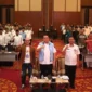 Wakil Bupati Tanah Datar, Ahmad Fadly membuka kegiatan kolaborasi OPD Tanah Datar dengan KDMP dan PT Bank Mandiri (Persero) Tbk di Ballroom Emersia Hotel Batusangkar, Rabu (13/8/2025). (Foto: Prokopim Tanah Datar)