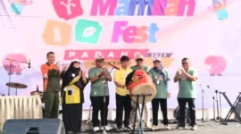 Wakil Wali Kota Padang Maigus Nasir membuka kegiatan Mamilah Fest 2025 di Museum Adityawarman, Sabtu (16/8/2025). (Foto: Diskominfo Padang)