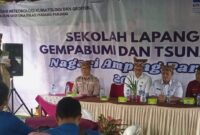 Bupati Pessel, Hendrajoni saat menyampaikan sambutan. (Foto: Dok BPBD)