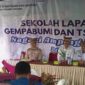 Bupati Pessel, Hendrajoni saat menyampaikan sambutan. (Foto: Dok BPBD)