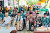 Camat Lubeg Nofiandi Amir menghadiri Semarak Muharram XIII Tahun 1447 di Masjid Al Muhajirin, Kelurahan Lubeg Nan XX, Minggu (24/8/2025). (Foto: Ist)