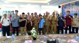 Sosialisasi Pengawasan Orang Asing di Aula Kantor Kecamatan Padang Selatan, Selasa (26/8/2025).