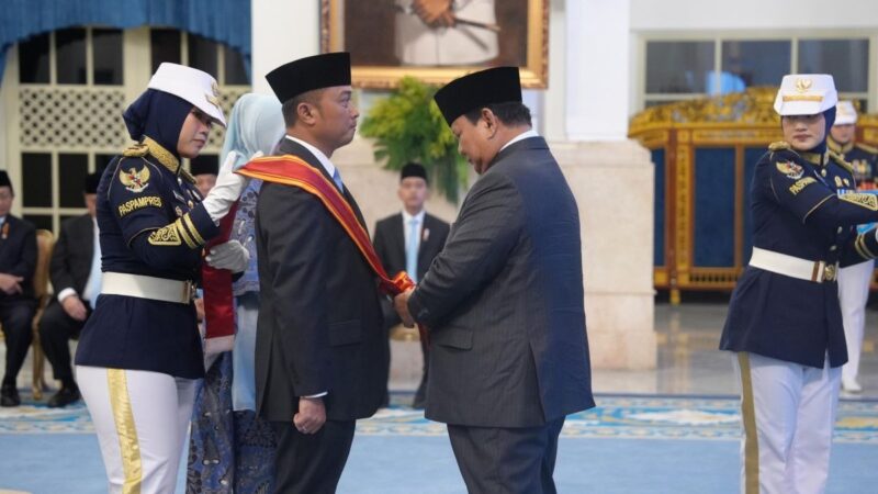 Presiden Prabowo Subianto menganugerahkan Tanda Kehormatan Republik Indonesia kepada 141 tokoh nasiona di Istana Negara, Jakarta, Senin (25/8/2025). (Foto: BPMI Setpres)
