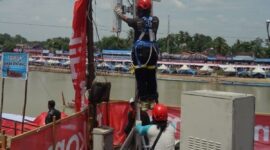 Telkomsel memperkuat infrastruktur jaringan serta layanan unggulan selama perhelatan Pacu Jalur 2025 di Kabupaten Kuantan Singingi, Riau pada 20–24 Agustus 2025. (Foto: Telkomsel)    