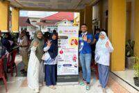 Edukasi “Ayo Lawan TB” di Puskesmas Sangir. (Foto: Dok Pribadi)
