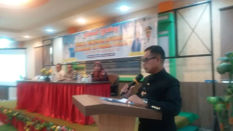 Wakil Bupati Pessel, Risnaldi Ibrahim saat menyampaikan sambutan. (Foto: Dok Kominfo)