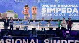Asbanda dan Bank BPD DIY menggelar penarikan Undian Tabungan Simpeda Periode ke-1 Tahun XXXVI-2025 bertajuk “Kemilau Tabungan Se-Indonesia, Rezeki dari Tanah Istimewa” di Candi Prambanan, Kamis (7/8/2025).