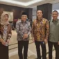 Wakil Wali Kota Padang, Maigus Nasir mengikuti pertemuan seluruh kepala daerah se-Indonesia bersama Menteri Lingkungan Hidup (LH)/Kepala BPLH, Hanif Faisol Nurofiq di Hotel Fairmont, Jakarta, Senin (4/8/2025). (Foto: FB Diskominfo Padang)