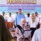Bunda PAUD Tanah Datar, Ny. Lise Eka Putra mengukuhkan Pokja PAUD, Bunda PAUD Kecamatan, dan Bunda PAUD Nagari se-Tanah Datar di Gazebo Indo Jolito, Batusangkar, Rabu (10/9/2025). (Foto: Prokopim Tanah Datar)