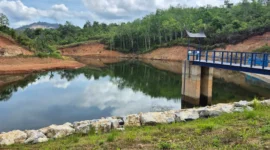 Embung Batang Binguang yang berlokasi di Kelurahan Tanjung Paku diharapkan mampu menjaga ketahanan air Kota Solok dalam jangka panjang. (Foto: IP Kota Solok)