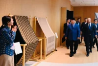 Presiden Prabowo Subianto mengunjungi Paviliun Indonesia di Expo 2025 Osaka, Jepang, Sabtu (20/9/2025). (Foto: BPMI Setpres)