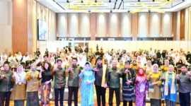 Wali Kota Padang, Fadly Amran membuka Forkomil VI yang digelar FKG Unbrah di The ZHM Premiere Hotel, Sabtu (20/9/2025). (Foto: Prokopim Padang)