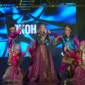 Aksi panggung Fikoh LIDA menyita perhatian penonton pada launching Taste of Padang Experience di Youth Centre, Minggu (3/8/2025) malam. (Foto: FB Diskominfo Padang)