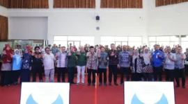 Wakil Wali Kota Padang, Maigus Nasir dalam rakor strategi stabilisasi harga beras di Gedung Bagindo Aziz Chan, Balai Kota Padang, Kamis (11/9). (Foto: Prokopim Padang)