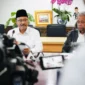 Menteri Sosial Saifullah Yusuf (Gus Ipul) memberikan keterangan pers di Kantor Kemensos, Jakarta, Senin (15/9/2025). (Foto: Kemensos)