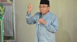 Wakil Wali Kota Padang, Maigus Nasir membuka MTQ di Masjid Ilham, Kelurahan Koto Lalang, Kecamatan Lubuk Kilangan, Minggu (7/9/2025). (Foto: Prokopim Padang)