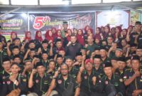 Wali Kota Padang Fadly Amran menghadiri anniversary ke-V KPBN Padang, Minggu (7/9/2025). (Foto: Prokopim Padang)