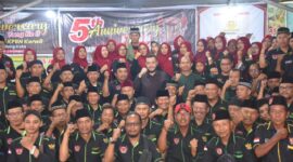 Wali Kota Padang Fadly Amran menghadiri anniversary ke-V KPBN Padang, Minggu (7/9/2025). (Foto: Prokopim Padang)