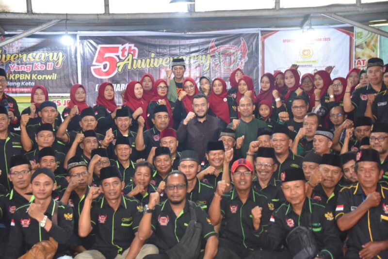 Wali Kota Padang Fadly Amran menghadiri anniversary ke-V KPBN Padang, Minggu (7/9/2025). (Foto: Prokopim Padang)