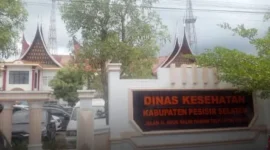 Kantor Dinas Kesehatan Pessel. (Foto: Dok. Yoniks)