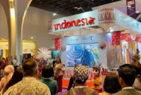 Paviliun Wonderful Indonesia dalam ITB India 2025, Jio World Convention Centre, Mumbai, (2/9/2025). (Foto: Kemenpar)