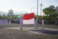 Warga Padang diimbau kibarkan bendera merah putih mulai 1–31 Agustus 2025. (Foto: FB Diskominfo Padang)