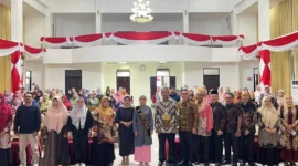 Pembukaan Lomba Bertutur bagi siswa SD/MI dan Lomba Mendongeng bagi guru PAUD/TK tingkat kabupaten tahun 2025, Kamis (4/9/2025). (Foto: Kominfo Padang Pariaman)